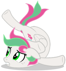 Size: 372x398 | Tagged: safe, artist:beckiergb, imported from derpibooru, blossomforth, hurricane fluttershy, .svg available, female, simple background, solo, svg, transparent background, vector, wrong eye color