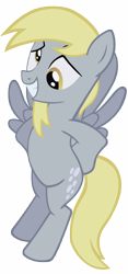 Size: 7476x16000 | Tagged: artist needed, safe, artist:tootootaloo, imported from derpibooru, derpy hooves, pegasus, pony, feeling pinkie keen, absurd resolution, female, grin, mare, simple background, smiling, solo, transparent background, vector