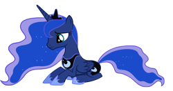 Size: 7088x3755 | Tagged: artist needed, safe, imported from derpibooru, princess luna, alicorn, pony, luna eclipsed, female, sad, simple background, solo, transparent background, vector