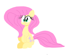 Size: 1280x986 | Tagged: safe, artist:hattsy, imported from derpibooru, fluttershy, female, simple background, solo, white background