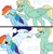 Size: 1024x1038 | Tagged: dead source, safe, artist:colourstrike, imported from derpibooru, rainbow dash, soarin', zephyr breeze, pegasus, pony, flutter brutter, comic, female, jealous, jealous soarin', male, mare, shipping, soarindash, stallion, straight