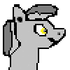 Size: 100x100 | Tagged: safe, artist:over4000, imported from derpibooru, oc, oc only, oc:silver saddles, pixel art, solo