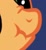 Size: 590x642 | Tagged: safe, imported from derpibooru, screencap, applejack, pony, female, mare, nose, nose wrinkle, nostrils, scrunch battle, scrunchy face, solo