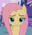 Size: 426x464 | Tagged: safe, imported from derpibooru, screencap, fluttershy, pegasus, pony, flutter brutter, season 6, :t, animated, blinking, c:, cute, dreamworks face, female, flutterbadass, lidded eyes, looking back, mare, raised eyebrow, shyabetes, smiling, smirk, smug, smugshy, solo, walking