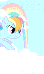 Size: 166x281 | Tagged: safe, imported from derpibooru, screencap, applejack, fluttershy, pinkie pie, rainbow dash, rarity, twilight sparkle, pony, animated, female, mane six