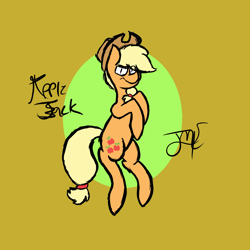 Size: 1080x1080 | Tagged: safe, artist:goldenled, imported from derpibooru, applejack, female, solo