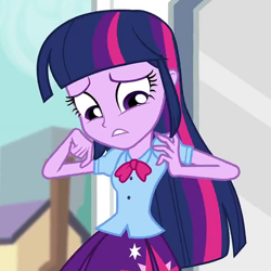 Size: 620x620 | Tagged: safe, imported from derpibooru, screencap, twilight sparkle, equestria girls, cropped, female, solo