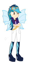 Size: 641x1244 | Tagged: safe, artist:adadeimon, imported from derpibooru, indigo zap, equestria girls, friendship games, alternate universe, gem, siren gem