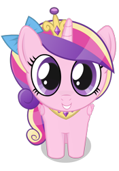 Size: 1458x2083 | Tagged: safe, artist:negasun, imported from derpibooru, princess cadance, pony, cute, cutedance, female, filly, solo