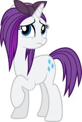 Size: 1564x2311 | Tagged: safe, artist:cheezedoodle96, artist:luckreza8, edit, imported from derpibooru, vector edit, rarity, pony, unicorn, the cutie re-mark, .svg available, absurd resolution, alternate timeline, crystal war timeline, female, inkscape, looking up, mare, nude edit, raised hoof, rarity the riveter, simple background, solo, svg, transparent background, unhappy, vector