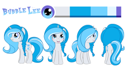 Size: 4000x2244 | Tagged: safe, artist:askbubblelee, imported from derpibooru, oc, oc only, oc:bubble lee, oc:imago, cute, reference sheet, simple background, solo, transparent background