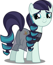 Size: 4138x5000 | Tagged: safe, artist:dashiesparkle, imported from derpibooru, coloratura, earth pony, pony, the mane attraction, .svg available, absurd resolution, butt, clothes, coloratur-ass, cute, female, mare, plot, rara, rarabetes, simple background, smiling, solo, transparent background, vector