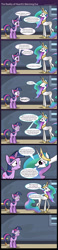 Size: 1040x4467 | Tagged: safe, artist:subjectnumber2394, imported from derpibooru, princess celestia, twilight sparkle, comic, dark comedy, sad, trollestia