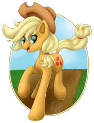 Size: 2036x2667 | Tagged: safe, artist:peachykat, imported from derpibooru, applejack, female, solo