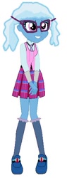 Size: 207x547 | Tagged: safe, artist:magictimeymare12, imported from derpibooru, trixie, equestria girls, 1000 hours in ms paint, alternate universe, clothes, crystal prep academy uniform, female, ms paint, needs more jpeg, school uniform, solo