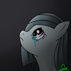 Size: 700x700 | Tagged: safe, artist:joetrifical, imported from derpibooru, marble pie, crying, female, solo