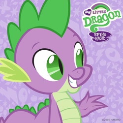 Size: 1200x1200 | Tagged: safe, imported from derpibooru, spike, facebook, male, my little dragon, my little x, official, solo