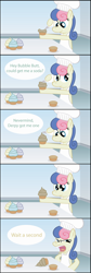 Size: 3422x10187 | Tagged: safe, artist:t-3000, imported from derpibooru, bon bon, derpy hooves, lyra heartstrings, sweetie drops, pegasus, pony, bubble butt, comic, cupcake, female, food, mare, this will end in tears and/or death