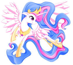 Size: 1400x1250 | Tagged: safe, artist:ekveviron, imported from derpibooru, princess celestia, pony, fan series, female, guardians of harmony, mare, simple background, solo, spread wings, toy, toy interpretation, transparent background