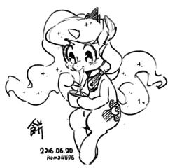 Size: 657x630 | Tagged: safe, artist:kuma8696, imported from derpibooru, princess luna, pony, chopsticks, eating, female, solo