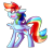 Size: 2217x2000 | Tagged: safe, artist:nekosnicker, imported from derpibooru, rainbow dash, chest fluff, cute, female, open mouth, simple background, smiling, solo, wide eyes