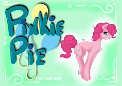 Size: 1280x907 | Tagged: safe, artist:zombiicrow, imported from derpibooru, pinkie pie, female, solo