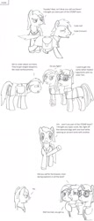 Size: 1052x2448 | Tagged: safe, artist:dsb71013, derpibooru exclusive, imported from derpibooru, oc, oc only, oc:amber spark, oc:night cap, oc:windrose weave, comic, monochrome, story included