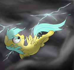 Size: 1194x1132 | Tagged: safe, artist:starlettskies, imported from derpibooru, sunshower raindrops, pony, female, lightning, solo