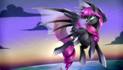 Size: 5299x3000 | Tagged: safe, artist:scarlet-spectrum, imported from derpibooru, oc, oc only, oc:loving nightmare, bat pony, pony, absurd resolution, solo, stars