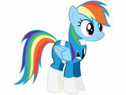 Size: 1024x768 | Tagged: safe, artist:brunomilan13, imported from derpibooru, rainbow dash, clothes, cosplay, costume, crossover, fantastic four, female, human torch, johnny storm, marvel, marvel comics, solo