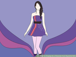 Size: 728x546 | Tagged: safe, imported from derpibooru, twilight sparkle, equestria girls, clothes, costume, dress, leggings, no face, wikihow