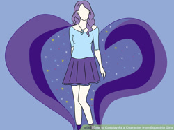 Size: 728x546 | Tagged: safe, imported from derpibooru, rarity, equestria girls, clothes, costume, no face, wikihow