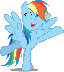 Size: 4480x5000 | Tagged: safe, artist:dashiesparkle, imported from derpibooru, rainbow dash, .svg available, absurd resolution, cute, dashabetes, eyes closed, female, open mouth, ponyscape, simple background, solo, transparent background, vector