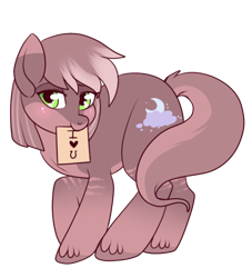 Size: 464x512 | Tagged: safe, artist:lulubell, imported from derpibooru, oc, oc only, earth pony, pony, female, mare, simple background, solo, transparent background