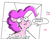 Size: 272x210 | Tagged: artist needed, safe, imported from derpibooru, pinkie pie, dialogue, female, flockmod, lip bite, meme, scared, solo, speech bubble, sweat, vulgar