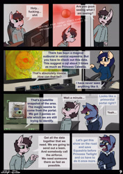 Size: 2480x3508 | Tagged: safe, artist:duop-qoub, imported from derpibooru, oc, oc only, anthro, earth pony, pegasus, comic:anomaly11, comic