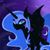Size: 1024x1024 | Tagged: safe, artist:ridgessky, imported from derpibooru, nightmare moon, female, solo, stars