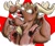 Size: 1024x852 | Tagged: safe, artist:firimil, imported from derpibooru, bulk biceps, moose, canada day, male, solo, species swap