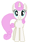 Size: 128x140 | Tagged: safe, artist:onil innarin, derpibooru exclusive, imported from derpibooru, twinkleshine, pony, c:, female, looking at you, mare, pixel art, simple background, solo, transparent background