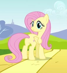 Size: 396x434 | Tagged: safe, imported from derpibooru, screencap, fluttershy, pony, hurricane fluttershy, butt, cropped, female, mare, plot