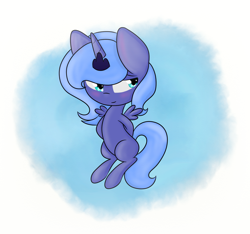 Size: 1406x1317 | Tagged: safe, artist:springveil, imported from derpibooru, princess luna, female, filly, flying, solo, woona