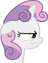 Size: 3000x3947 | Tagged: safe, artist:sollace, imported from derpibooru, sweetie belle, pony, one bad apple, female, pure unfiltered evil, show accurate, simple background, solo, transparent background, vector