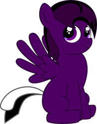 Size: 3000x3820 | Tagged: safe, artist:concordisparate, imported from derpibooru, oc, oc only, oc:disparate, pegasus, pony, blank flank, simple background, solo, transparent background, vector