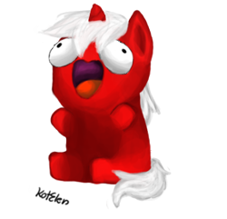 Size: 373x360 | Tagged: safe, artist:kotelen, imported from derpibooru, oc, oc only, oc:flame implosion, pony, unicorn, solo