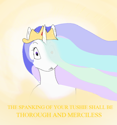 Size: 564x600 | Tagged: artist needed, safe, artist:php162, imported from derpibooru, princess celestia, female, if the emperor had a text-to-speech device, implied spanking, solo, warhammer (game), warhammer 40k