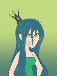 Size: 1536x2048 | Tagged: safe, artist:favoriterod, imported from derpibooru, queen chrysalis, human, female, humanized, solo