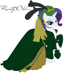 Size: 1300x1498 | Tagged: safe, artist:ellissummer, artist:mother-of-trolls, imported from derpibooru, rarity, pony, crossover, gone with the wind, scarlett o'hara, solo