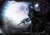 Size: 1280x905 | Tagged: safe, artist:inteaselive, imported from derpibooru, twilight sparkle, human, artificial wings, augmented, body armor, female, gun, humanized, mechanical wing, rifle, science fiction, solo, twilight sparkle (alicorn), weapon, wings
