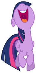 Size: 7000x14300 | Tagged: safe, artist:tardifice, imported from derpibooru, twilight sparkle, alicorn, pony, what about discord?, absurd resolution, female, folded wings, jumping, mare, nose in the air, open mouth, simple background, solo, transparent background, twilight sparkle (alicorn), vector