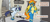 Size: 2308x1038 | Tagged: safe, artist:duop-qoub, edit, imported from derpibooru, soarin', spitfire, anthro, plantigrade anthro, bare chest, barefoot, boxers, breasts, clothes, cropped, feet, female, goggles, sexy, stupid sexy soarin', stupid sexy spitfire, topless, underwear, wonderbolts, wonderbolts uniform